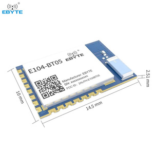 Module sans fil série Ebyte E104-BT05 à faible consommation d'énergie avec interface UART, BLE 5.0, TLSR8266 2.4GHz - Product Image 2