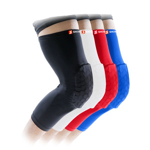 KS-925 # Genouillère de soutien personnalisée pour le basketball, équipement de protection pour motards, cyclistes, genouillères souples en nid d'abeille - Product Image 1