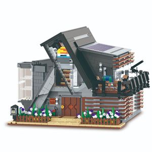 Xmork the Lambda House <b>Block</b> Module 40-Piece <b>Plastic</b> Building Set Historical Buildings Model for Ages 8-13 - Product Image 1