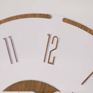 Modern Simple Style Quartz <b>Wall</b> <b>Clock</b> ABS <b>Silent</b> Mute Embossed Numbers for Home Office School Kitchen Bedroom Living Room - Product Image 6