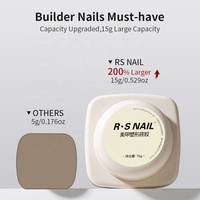 R S Nail Hema Free Shaping Base Coat Gel de colle à ongles multifonctionnel transparent professionnel