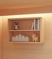Lit superposé moderne à deux étages en bois massif avec escalier pour famille d'accueil ou chambre à coucher