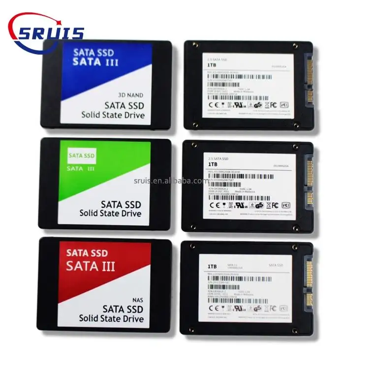 SRUIS/OEM Laptop SSD 2.5Inch 128GB 256GB 512GB 1TB 2TB .5 SATA Hard Disk Drive For Laptop
