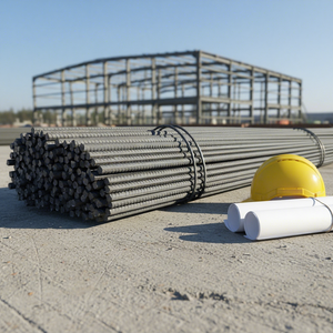 Barres d'armature en acier déformé (norme ASTM HRB335) directement de l'usine pour la construction de ponts et les projets immobiliers - Origine Shandong - Product Image 1