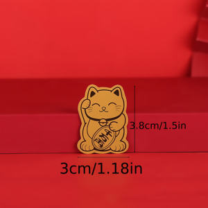 Autocollant 3D islamique arabe <span class=keywords><strong>chat</strong></span> porte-bonheur anime Soudan pour coques de té<span class=keywords><strong>l</strong></span>éphone, sacs, adhésif durable, é<span class=keywords><strong>l</strong></span>égant, décoratif, compatible avec la plupart des té<span class=keywords><strong>l</strong></span>éphones métalliques - Product Image 3