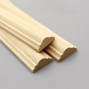 Chất Lượng Cao Rắn Gỗ Vương Miện Đúc Hiện Đại Của Nhà Sản Xuất Trung Quốc Recon Gỗ Lề Khuôn Trang Trí Ván Chân Tường Cornice - Product Image 2