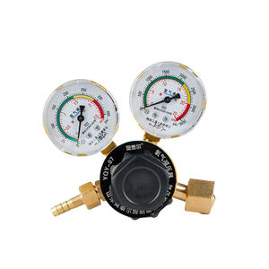 Regulador de Presión de Oxígeno Aoteer Yqy-07 con Manómetro de Diafragma de Cobre 2.5 25 Mpa Rosca Interna Hecho en China - Product Image 1