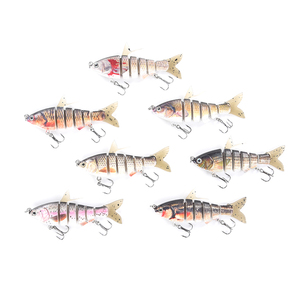 Esca per Pesca alla Carpa a Sei Sezioni, Struttura Solida con Ali e Pinne Morbide, Colore Realistico, Accessori per la Pesca - Product Image 1