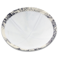 Calico Kippah logotipo bordado personalizado kippot judío regalos de boda Calico Yamulka judaísmo Kipot Skullcap
