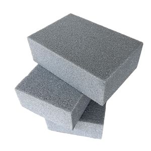 Mousse florale séchée haute densité grise pour mariages et célébrations 10x6x3 cm - Product Image 1