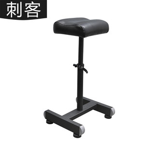 Dongpin Beauty <b>Adjustable</b> <b>Stool</b> Black PVC Metal Frame 3711 For Tattoo Salon Use - Product Image 4