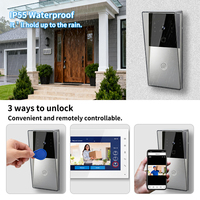 Vidéophone intelligent Tuya pour villa, 1080P HD WiFi, écran tactile 7 pouces, résistant aux intempéries, détection de mouvement, déverrouillage et surveillance à distance