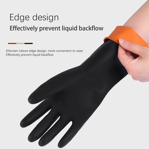 Industria Black XL Guantes de látex Guantes de trabajo de goma resistentes al agua Protección DE SEGURIDAD Trabajo químico Resistente a la limpieza - Product Image 3