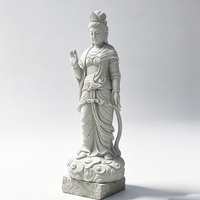 Granitstatuen von Guanyin in Dreiunddreißig Ausführungen, Verschiedene Posen, 33 Avalokiteshvara-Steinfiguren, Buddhistische Tempelskulpturen
