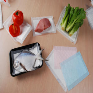Absorbing Pad Cellulose Pad Absorbent Pad for Wholesale Supermarket Frozen Chicken Beef Meat <b>Plastic</b> <b>Tray</b> - Product Image 2