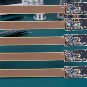 Placa PCB Rígida Flexible de 12 Capas, Material Base FR4+Poliimida, Vias Ciegas Enterradas, Acabado Superficial ENIG, para Aplicaciones de Cámara/Dron - Product Image 3