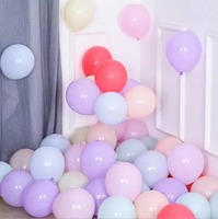 Ballons Macaron en Latex Premium de 12 Pouces, Couleurs Pastel Douces, Décoration de Fête en Mylar pour Anniversaire, Fille, Baby Shower, Mariage