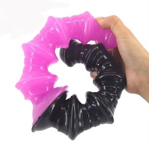 Grand godemichet Anal en TPE de 8.5 pouces avec ventouse, inspiration pagode, plug anal adulte en forme de pagode, jouet sexuel inspiré des godes - Product Image 4