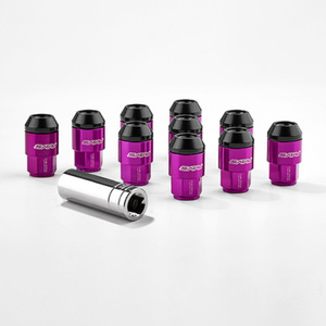 Getitall Lug Nuts 42mm 19mm Hex 14x1.5mm Green Aluminum Alloy For <b>Wheel</b> <b>Replacement</b> - Product Image 5
