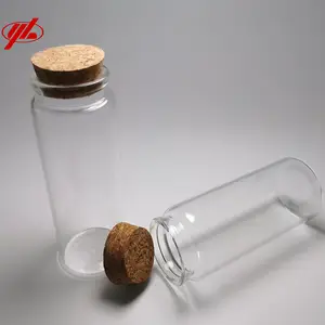 Glass Bottle With Cork 47*120mm 150ml High Borosilicate Tubular Glass Bottle With Cork
