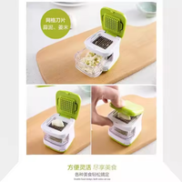 Accessoires de cuisine Gadgets pour la maison et la cuisine Coupeur d'ail multifonctionnel et trancheuse de pommes de terre en acier inoxydable
