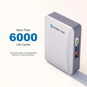 แบตเตอรี่ LiFePO4 ขนาดกะทัดรัด 5 กิโลวัตต์ชั่วโมง กำลังไฟ 5 กิโลวัตต์ แรงดัน 51.2 โวลต์ 100 แอมป์ ปลอดภัย ทนทาน - Product Image 2