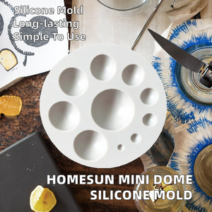 Molde Redondo de Silicona para Pastel con Cavidades de Media Cúpula, Fácil Desmolde, Ecológico, Chenghi, para Chocolate, Fondant, Uso Doméstico - Product Image 2