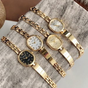 <span class=keywords><strong>Orologio</strong></span> <span class=keywords><strong>da</strong></span> <span class=keywords><strong>Polso</strong></span> <span class=keywords><strong>Vintage</strong></span> <span class=keywords><strong>da</strong></span> Donna Placcato Oro in Acciaio Inossidabile Automatico al Quarzo Relojes De Cuarzo - Product Image 2