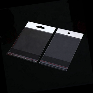 Vente en gros Sacs auto-adhésifs OPP imprimés sur mesure/Sacs en <span class=keywords><strong>plastique</strong></span> cellophane transparents pour bijoux avec <span class=keywords><strong>rabat</strong></span> d'étanchéité - Product Image 6