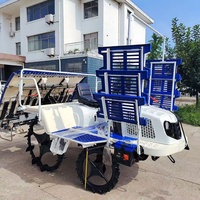Transplanteur de riz à grande vitesse modèle 2ZG-6C, machine à planter le riz autopropulsée à 6 rangs pour rizières