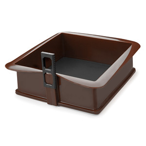 Teglia quadrata a cerniera da 8 pollici antiaderente per la cottura di torte - Product Image 1