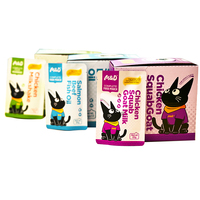 85g Makanan Basah Kucing Tinggi Protein Rendah Lemak 3 Rasa Salmon & Ayam dalam Kemasan Pouch