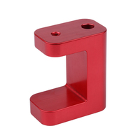 Service d'usinage CNC personnalisé de haute précision pour le débavurage, le fraisage, le tournage, le sablage et la peinture rouge de petites pièces
