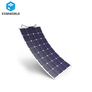 Panneau solaire flexible avec film mince, 300 w, 100w, 200w, prix direct d'usine