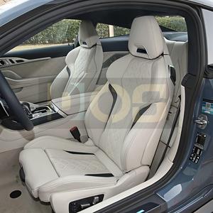 Kit di Aggiornamento Sedili Sportivi M3 Modificati Coprisedili <span class=keywords><strong>M</strong></span> Power per Conducente e Passeggero per BMW Serie 3 F30 G30 G80 - Product Image 1