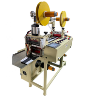 Machine de découpe et de laminage automatique intelligente à entraînement pneumatique pour rubans, avec emballage en bois pour l'habillement et les textiles