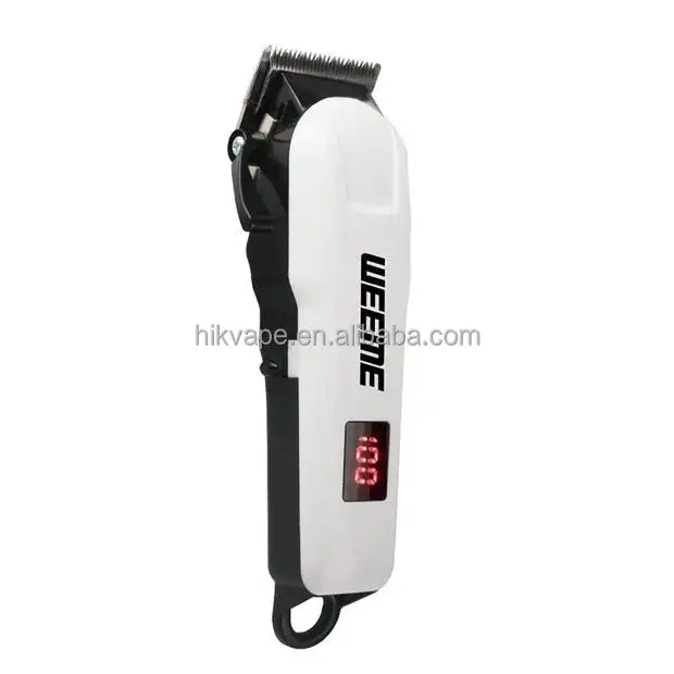 Aparador de cabelo recarregável km-232 para barbeiro, máquina de corte de cabelo profissional sem fio para homens e mulheres