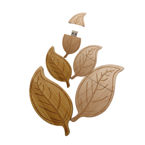 Gỗ USB Đĩa 1GB 2GB 4GB 8GB 16GB khuyến mãi USB Đĩa <span class=keywords><strong>Memory</strong></span> Stick độc đáo lá hình dạng bằng gỗ USB <span class=keywords><strong>Flash</strong></span> Drive - Product Image 3