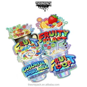 Sacs en mylar personnalisés imprimés en forme mini, 1g 3.5g 7g 14g 28g, résistants aux enfants, étanches aux odeurs, toucher doux, sacs en mylar Cali avec boîte - Product Image 2