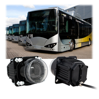 Certificazione ECE R10 Automotive 90mm 3.5 pollici faro Led 45W Hi/Lo Beam fari a LED con luce di parcheggio