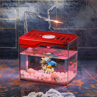 Accessoire de décoration d'aménagement paysager écologique Réservoir d'élevage de tortues de poisson en plastique avec plusieurs options de couleur pour les propriétaires d'animaux domestiques