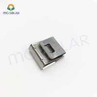 Hochfester Edelstahl Solar panel halterung Solar Metalldraht clip Solar Racking Kabel clip 2 Draht