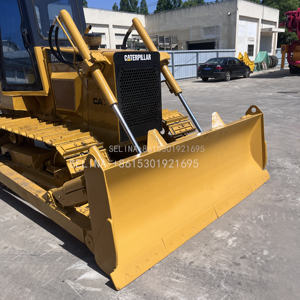 Bulldozer Caterpillar D5K de alta calidad, maquinaria de construcción de orugas usada Original con motor central y componentes del motor - Product Image 6