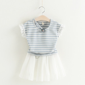 Vêtements pour filles, vêtements d'été pour enfants, ensemble de vêtements en coton, vente en ligne au détail - Product Image 2