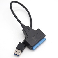 Cable Adaptador USB 3.0 a SATA 3, Convertidor a SATA de 22 Pines para Disco Duro SSD HDD de 1.8/2.5/3.5 Pulgadas