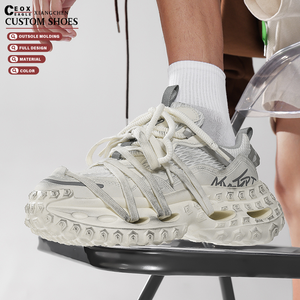 Sneakers rétro de haute qualité pour hommes et femmes, logo personnalisé, chaussures de course <span class=keywords><strong>TN</strong></span>, chaussures décontractées pour la marche, style chunky, doublure en mesh pour le printemps et l'automne - Product Image 1