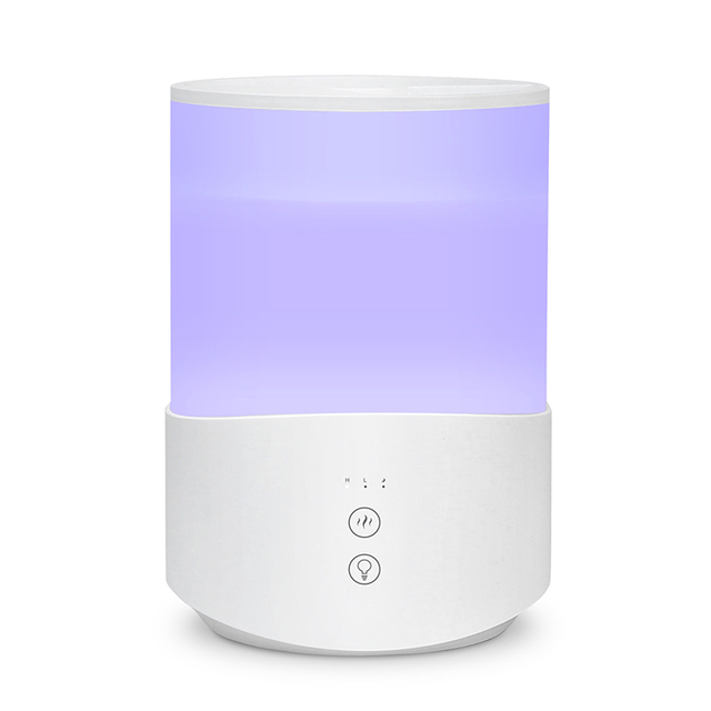 Portable LED Light air Humidifier Mist Aroma Household Ultrasonic Top Filing Seven Color Optional Large Capacity