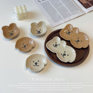 Ceramic Animal Shape Dipping Sauce Dish Porcelain Cute Cartoon Design For Party And Hotel Use - Product Image 4