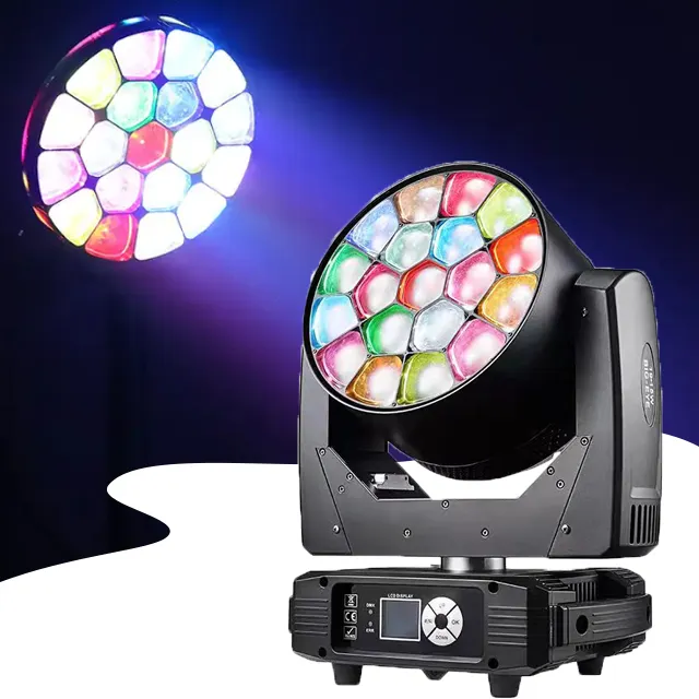 Clay Paky Bienen auge k10 19x15w LED Wash ZOOM Moving Head Dj Disco Event