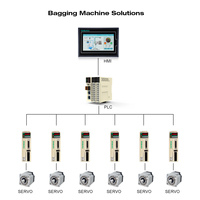 Servomoteur de machine à coudre industrielle de 750 watts avec système de télécommande entraînement à fréquence variable pour la programmation PLC